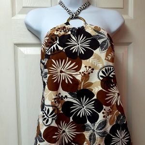 Chocolate Tropical Tankini